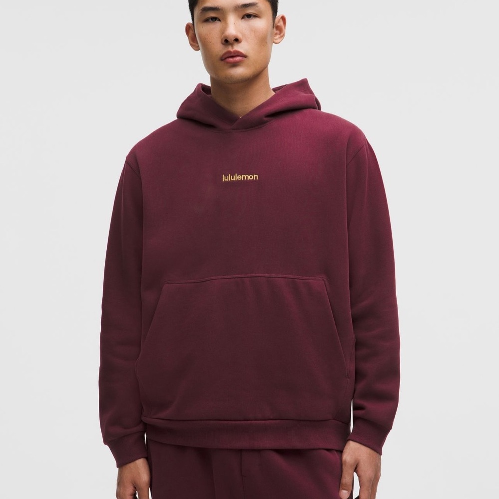 NWT! lululemon Men's Steady State Burgundy Hoodie